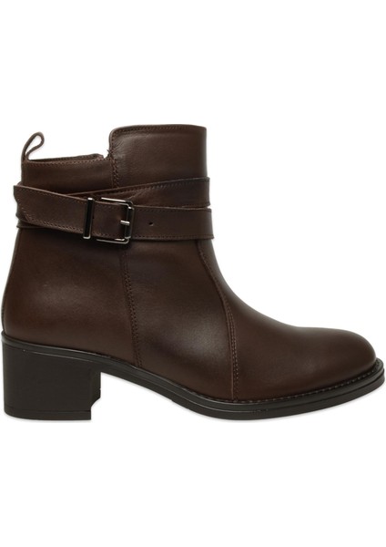 D25KB-1670 Günlük Topuklu Kahverengi Kadın Bot fiyatları