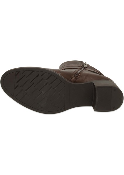 D25KB-1670 Günlük Topuklu Kahverengi Kadın Bot indirimleri