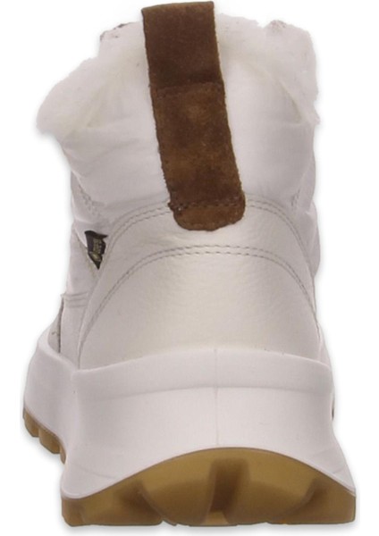 000409 Z Novara Gore-Tex Deri Kırık Beyaz Kadın Bot fırsatları