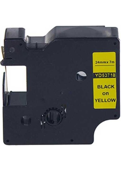 53718 Muadil Sarı-Siyah D1 Yedek Şerit 24MM x 7m