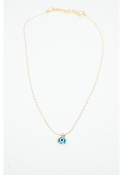 Pirinç Zincir Nazar Boncuk Kolye modelleri