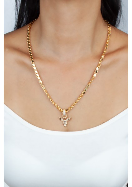 Arpa Zincir Anka Kuş Uçlu Kolye modelleri