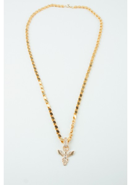 Arpa Zincir Anka Kuş Uçlu Kolye fırsatları