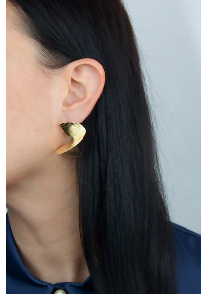 Asimetrik Tasarım Küpe modelleri