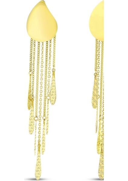 Tasarım Altın Küpe - 14K fiyatları