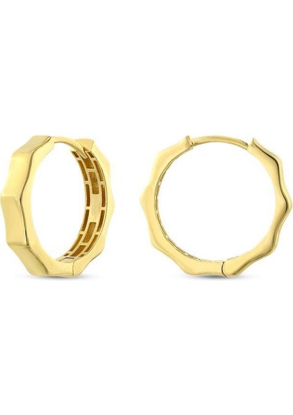 Altın Halka Küpe - 14K