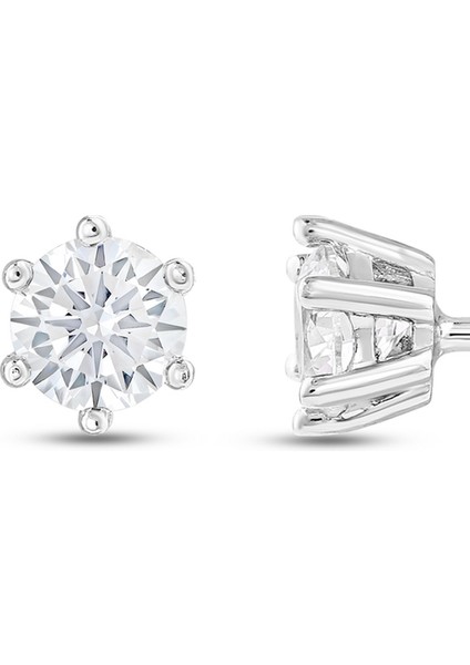 Altın Tektaş Küpe - 14K fiyatları