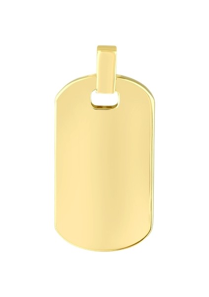 Altın Plaka Kolye Ucu - 14K fiyatları