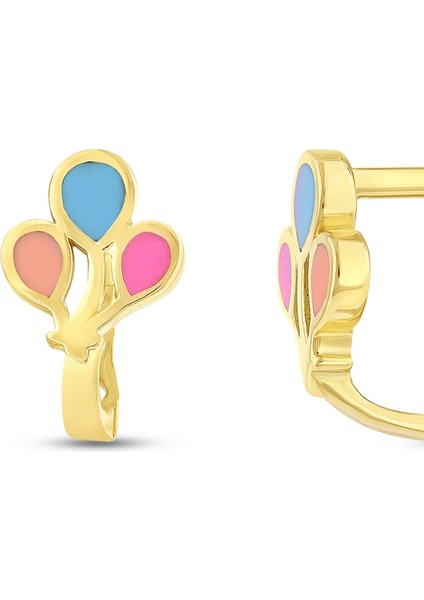 Figürlü Altın Çocuk Küpe - 14K fiyatları