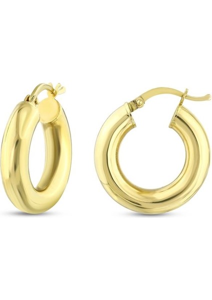 Altın Halka Küpe - 14K