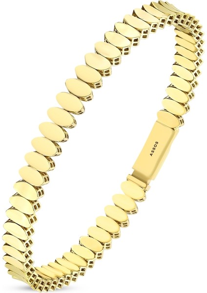 Altın Tasarım Kelepçe - 14K fiyatları