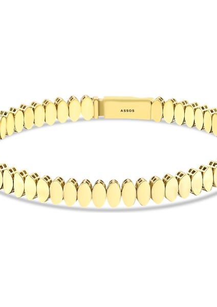 Altın Tasarım Kelepçe - 14K fırsatları