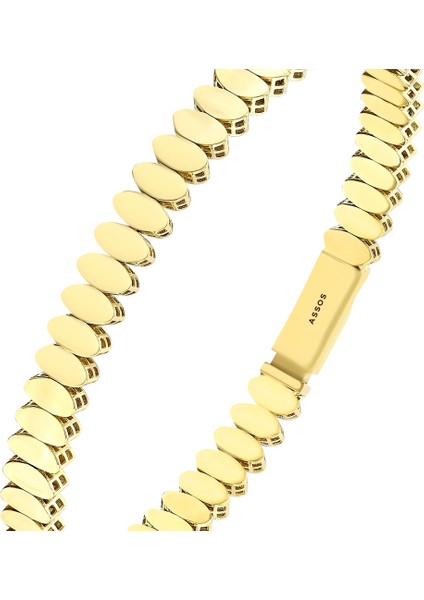 Altın Tasarım Kelepçe - 14K indirimleri