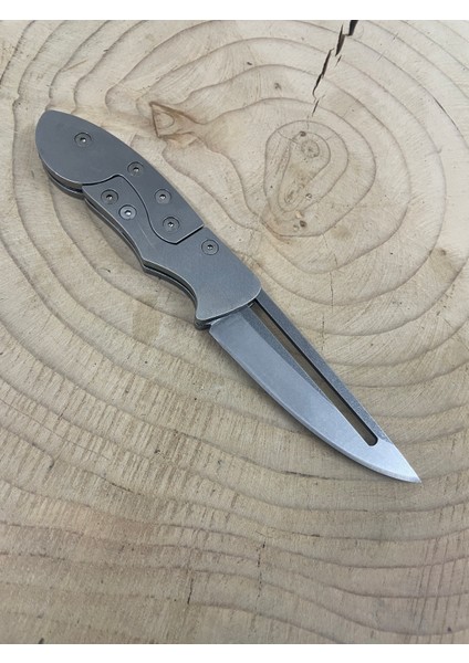 Metal Kabze Özel Hayalet Çakı Erkekler Için Kişiselleştirilebilir Hediye Bıçak Koleksiyonerler Için