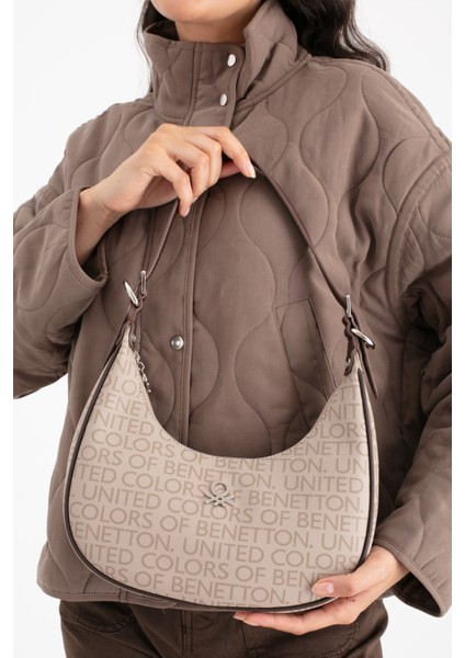 Benetton Kadın Kol Çantası Taş-Kahve BNT1641