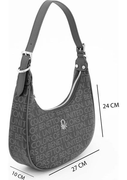 Benetton Kadın Kol Çantası Taş-Kahve BNT1641