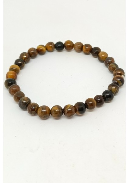 Kaplan Gözü Doğal Taşlı Bileklik