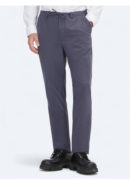 Gri Dokuma Jogging Fit Casual Pantolon fiyatları