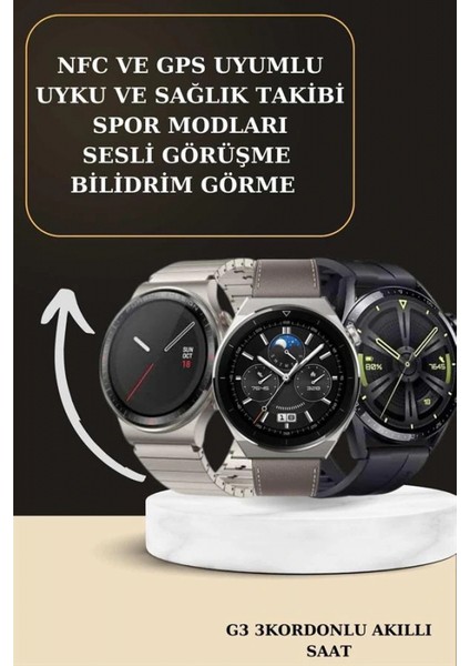 Aynalı Bluetooth Kulaklık Yeni Nesil Akıllı Saat Titreşimli Nabız Ölçer Spor Modları