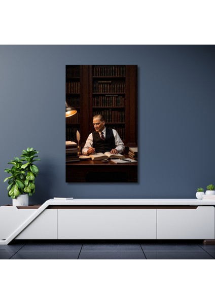 Hd Digital Baskı Yüksek Çözürnürlüklü Atatürk Desenli Kanvas Tablo modelleri