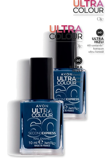 Ultra Colour Tırnak Cilası 10ML - Cheers In The Sea Ikili Set