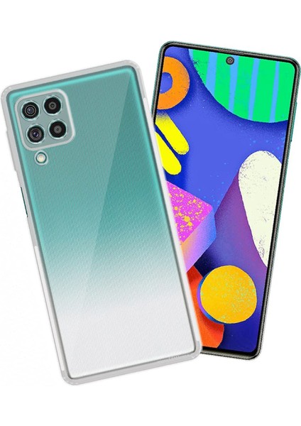 Samsung Galaxy A12 ile Uyumlu Kapak Kamera Korumalı Şarj Yeri Tıpalı Şeffaf Silikon Kılıf modelleri