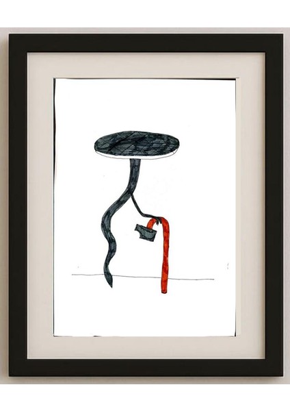 Mitkina Alena 29X21CM Orijinal Karikatür Tablo