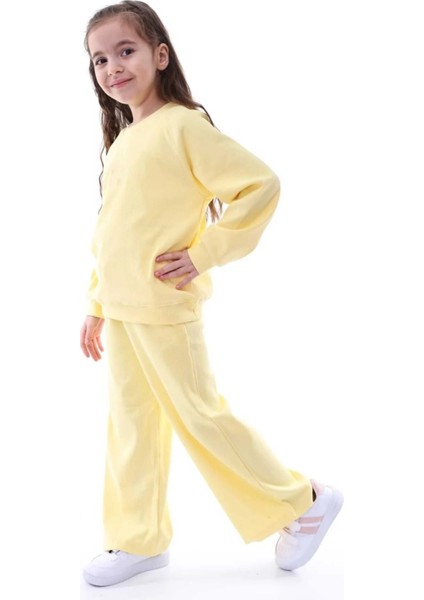 Kyex Kız Çocuk Alt Üst Kaşkorse Pamuklu Eşofman Takımı fiyatları