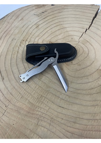 Metal Kabze Sırttan Kilitli Çakı Erkekler Için Kişiselleştirilebilir Hediye Kamp Bıçağı Günlük Kullanım Bıçağı