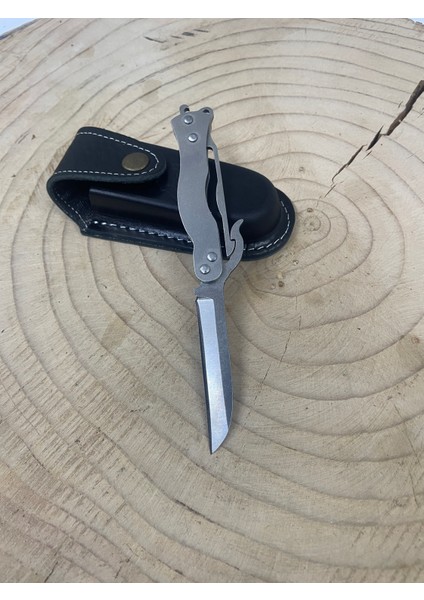 Metal Kabze Sırttan Kilitli Çakı Erkekler Için Kişiselleştirilebilir Hediye Kamp Bıçağı Günlük Kullanım Bıçağı