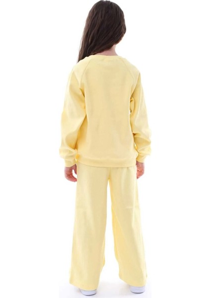 Kyex Kız Çocuk Alt Üst Kaşkorse Pamuklu Eşofman Takımı indirimleri