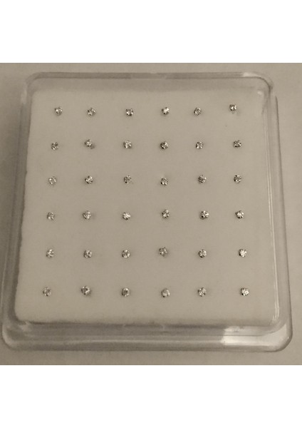 925 Ayar Gümüş Zirkon Taşlı Top Model Gümüş 5 Adet Ekonomik Hızma (1mm) fiyatları