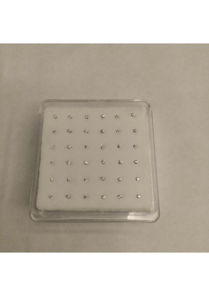 925 Ayar Gümüş Zirkon Taşlı Top Model Gümüş 5 Adet Ekonomik Hızma (1mm) modelleri