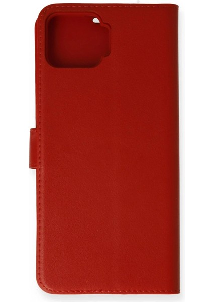 Oppo A73 Kılıf Trend S Plus Kapaklı Kılıf - Kırmızı (K95)