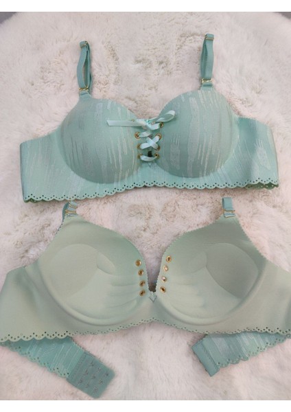 Lazer Kesim Dikişsiz Sütyen, Dolgulu Iz Yapmaz Balensiz Önden Bağalama Detaylı Sütyen