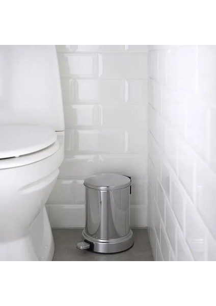 Brofjarden Çöp Kutusu Krom Görünümlü 4 Lt fiyatları