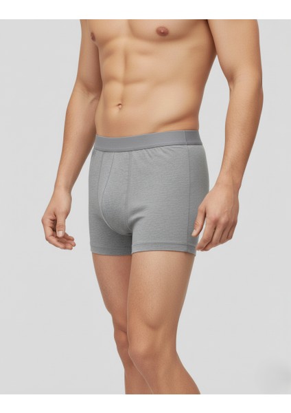 Erkek Boxer Şort Pamuklu Cotton 4'lü Paket Esnek Yumuşak Penye Slim Fit - Galaksi fiyatları