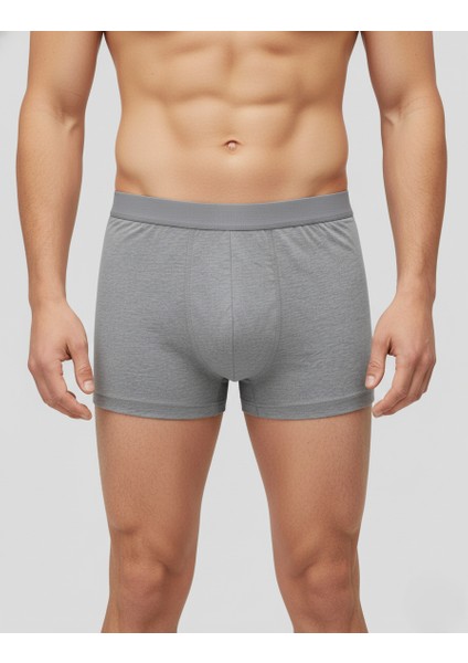 Erkek Boxer Şort Pamuklu Cotton 4'lü Paket Esnek Yumuşak Penye Slim Fit - Galaksi modelleri