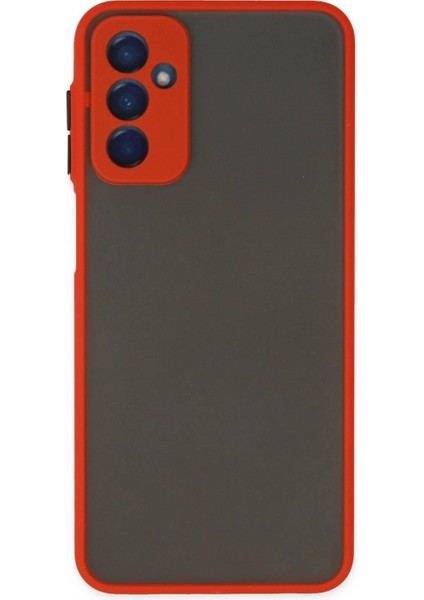 Samsung Galaxy M13 Kılıf Montreal Silikon Kapak - Kırmızı (K95)