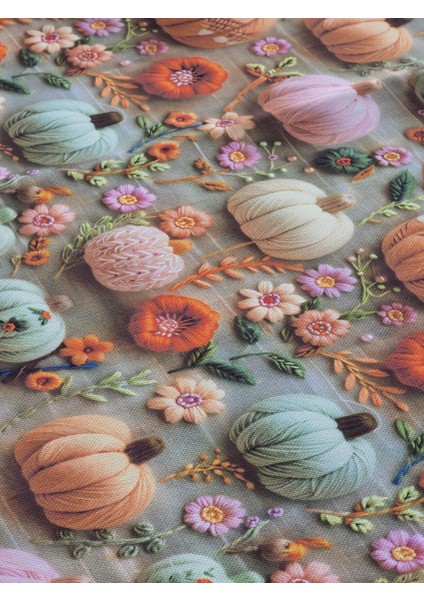 3 Boyutlu Nakış Görünümlü Çiçek Desenli Runner modelleri