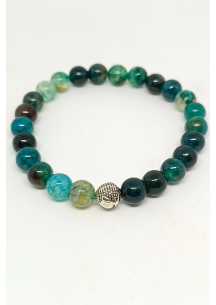 Doğal Taşlı (Akik, Yeşim, Ay, Ametist) Çakra Bileklik