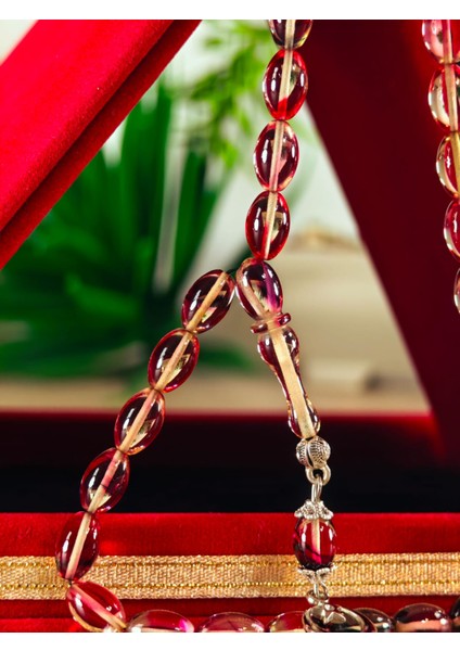 Ateş Kehribar Tesbih Sistem Püsgüllü Orjinal Ürün fırsatları