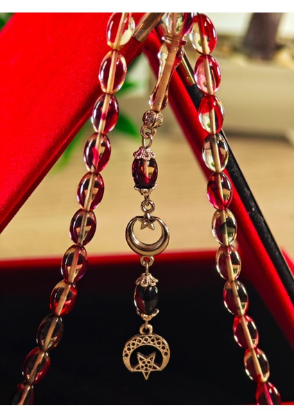 Ateş Kehribar Tesbih Sistem Püsgüllü Orjinal Ürün indirimleri