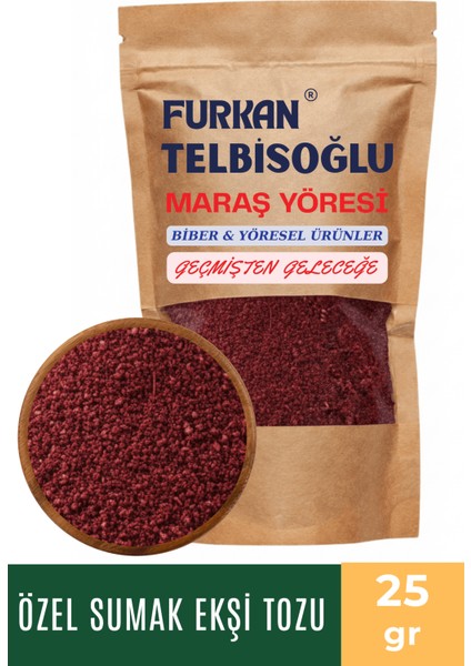 Özel Sumak Ekşi Toz (Organik,Katkısız,Yöresel) 25GR