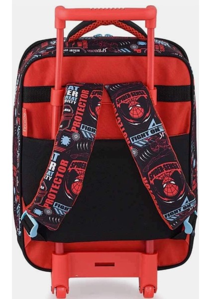 Anaokulu Için Çekçekli Çocuk Sırt Çantası Örümcek Adam Figürlü AO651 modelleri