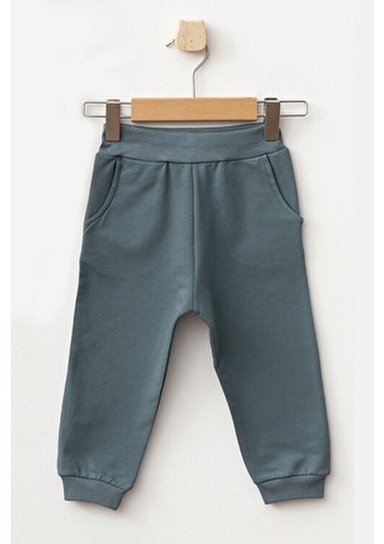 Erkek Bebek Animal Desenli Sweatshirt Pantolon T-Shirt 3'lü Alt Üst Bebek Takımı 3 Ay-36 Ay fırsatları