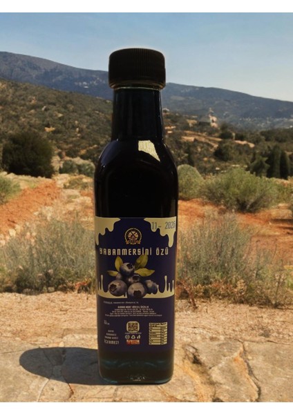 350 ml Doğal Yabanmersini Özü (Maviyemiş)