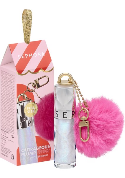 Outrageous Dolgunlaştırıcı Gloss - Anahtarlıklı, Sınırlı Sayıda Üretilen Renk Outrageous Süs (6 Ml)