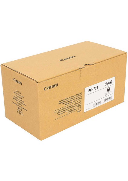 PFI-703BK-2963B003 Siyah Orijinal Kartuş Üçlü Paket