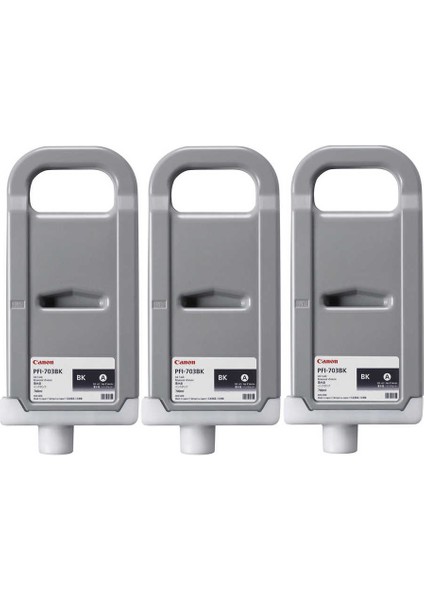 PFI-703BK-2963B003 Siyah Orijinal Kartuş Üçlü Paket fiyatları